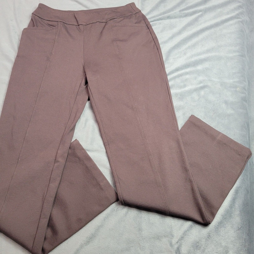 Est 1946 Pant Women XS Brown Hi Rise Pockets Bootcut Medium Wash Classic Pull On